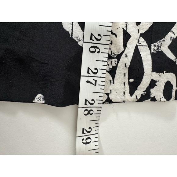 Tory Burch 100% Silk Top Women's Size‎ 0 Small Long Sleeve Career Zip Designer - Picture 6 of 8